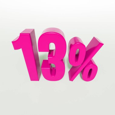 13 yüzde işareti