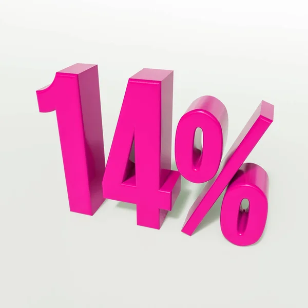 Signe rose à 14 pour cent — Photo