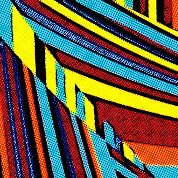 Pop Art geometrik desen