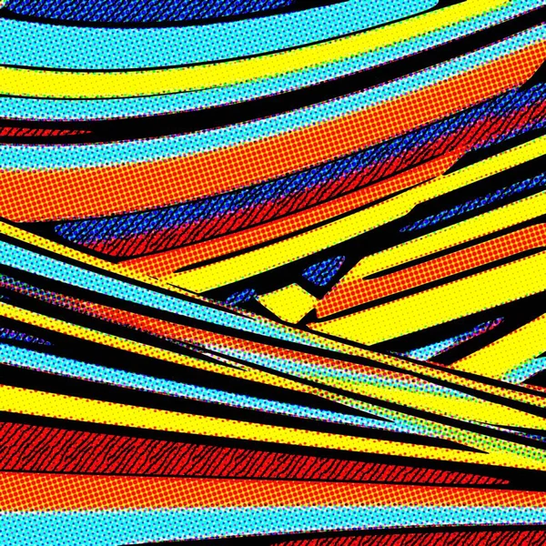 Pop Art geometrik desen