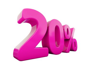 İzole kırmızı yüzde işareti