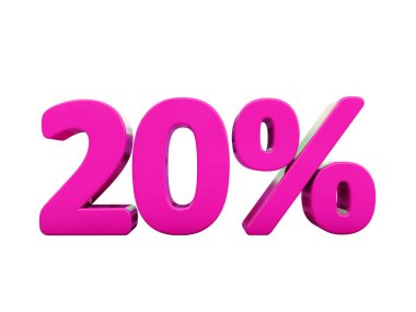 İzole kırmızı yüzde işareti