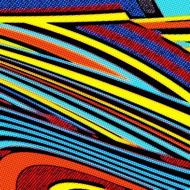 Pop Art geometrik desen
