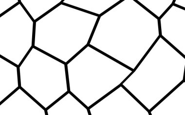 Siyah ve beyaz düzensiz mozaik şablonu