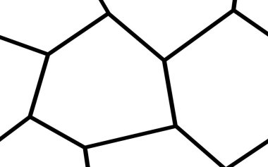 Siyah ve beyaz düzensiz mozaik şablonu