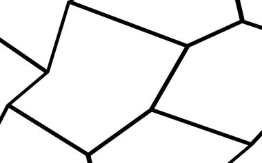 Siyah ve beyaz düzensiz mozaik şablonu