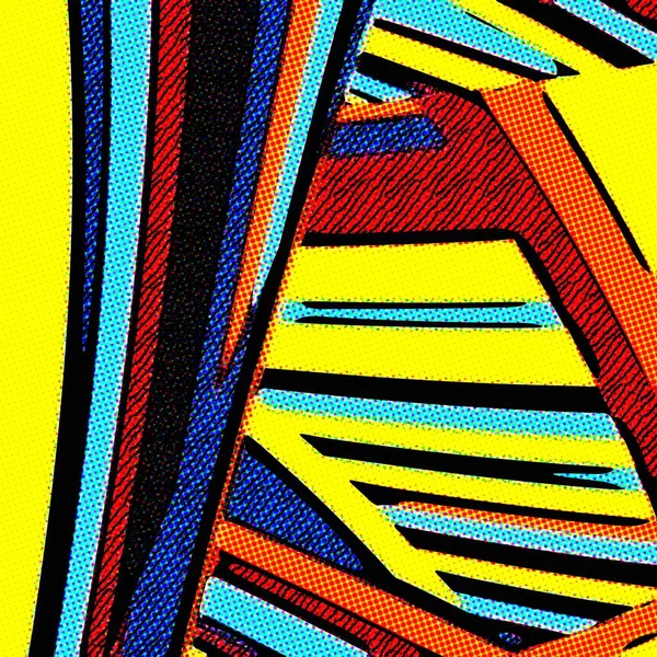 Pop Art geometrik desen