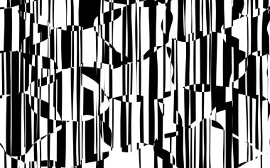 Rasgele kaotik satırları soyut geometrik desen