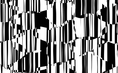 Rasgele kaotik satırları soyut geometrik desen