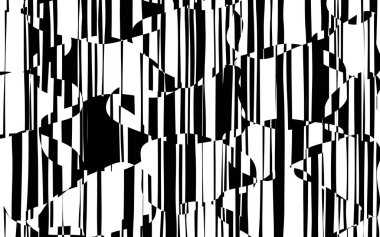 Rasgele kaotik satırları soyut geometrik desen