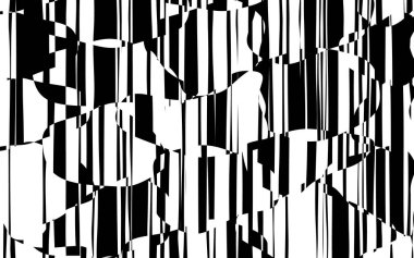 Rasgele kaotik satırları soyut geometrik desen