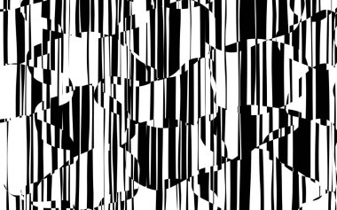 Rasgele kaotik satırları soyut geometrik desen