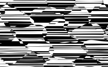 Rasgele kaotik satırları soyut geometrik desen