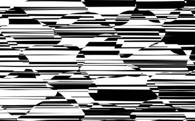 Rasgele kaotik satırları soyut geometrik desen