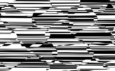 Rasgele kaotik satırları soyut geometrik desen