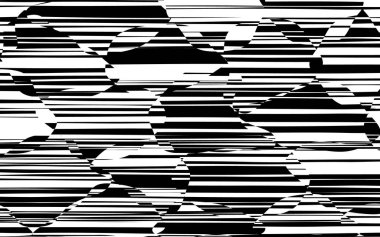 Rasgele kaotik satırları soyut geometrik desen