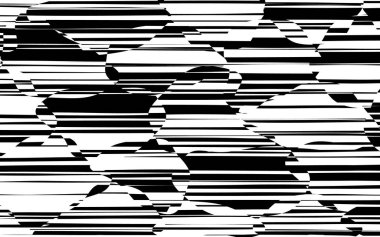 Rasgele kaotik satırları soyut geometrik desen