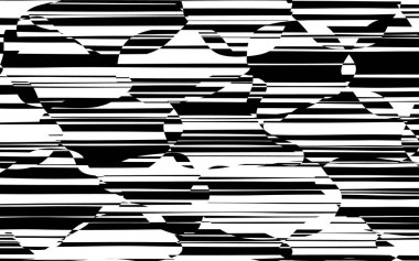 Rasgele kaotik satırları soyut geometrik desen