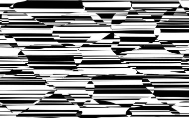 Rasgele kaotik satırları soyut geometrik desen