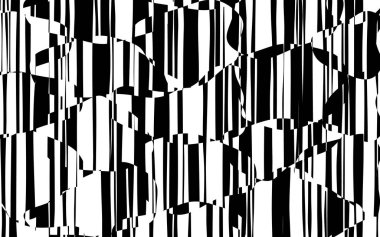 Rasgele kaotik satırları soyut geometrik desen