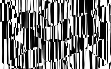 Rasgele kaotik satırları soyut geometrik desen