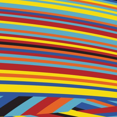 Zebra desenli soyut Pop