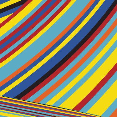 Zebra desenli soyut Pop