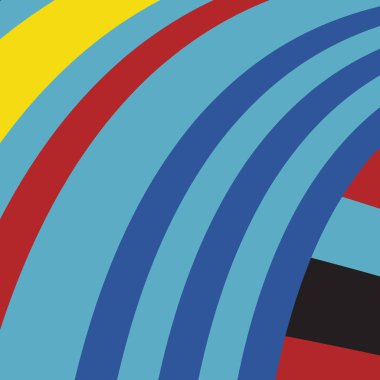 Zebra desenli soyut Pop