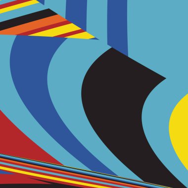 Zebra desenli soyut Pop