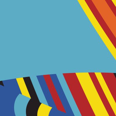 Zebra desenli soyut Pop