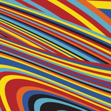 Zebra desenli soyut Pop