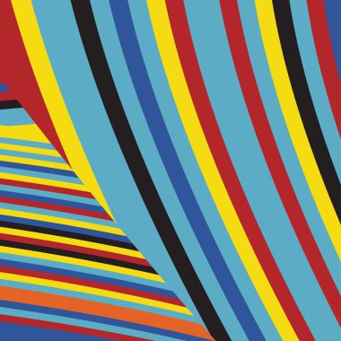 Zebra desenli soyut Pop