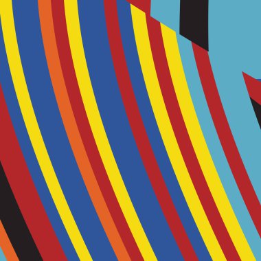 Zebra desenli soyut Pop