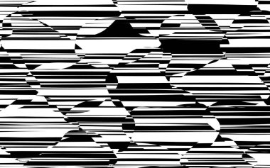Rasgele kaotik satırları soyut geometrik desen