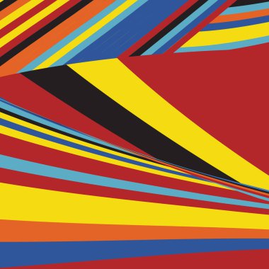 Zebra desenli soyut Pop