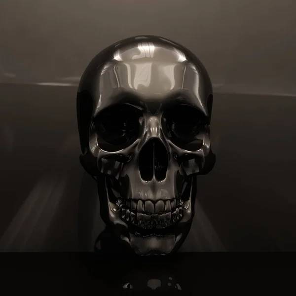 Human Skull Art Image — Stock Photo, Image