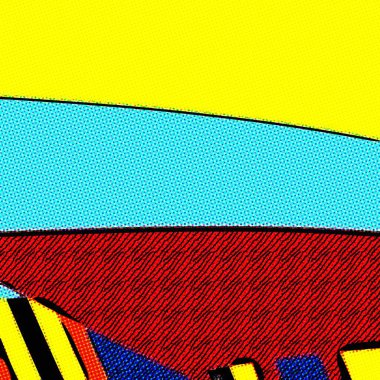 Pop Art geometrik desen