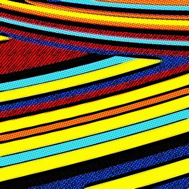 Pop Art geometrik desen