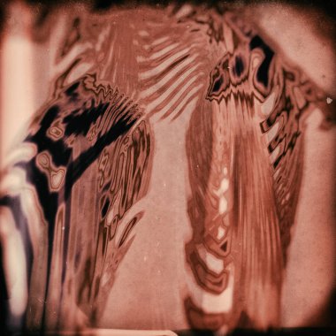 3D geometrik soyulmuş desen illüstrasyon sanat