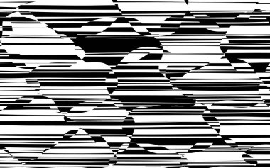 Rasgele kaotik satırları soyut geometrik desen