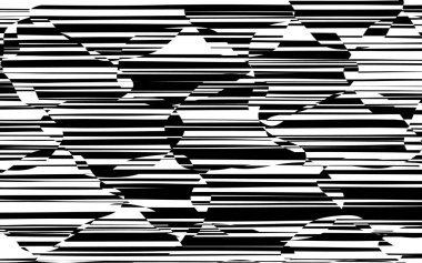 Rasgele kaotik satırları soyut geometrik desen