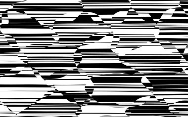 Rasgele kaotik satırları soyut geometrik desen