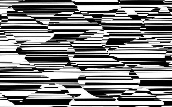 Líneas caóticas aleatorias patrón geométrico abstracto — Vector de stock