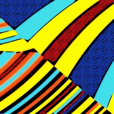 Pop Art geometrik desen