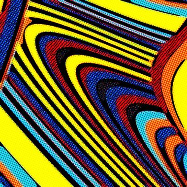 Pop Art geometrik desen