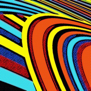 Pop Art geometrik desen