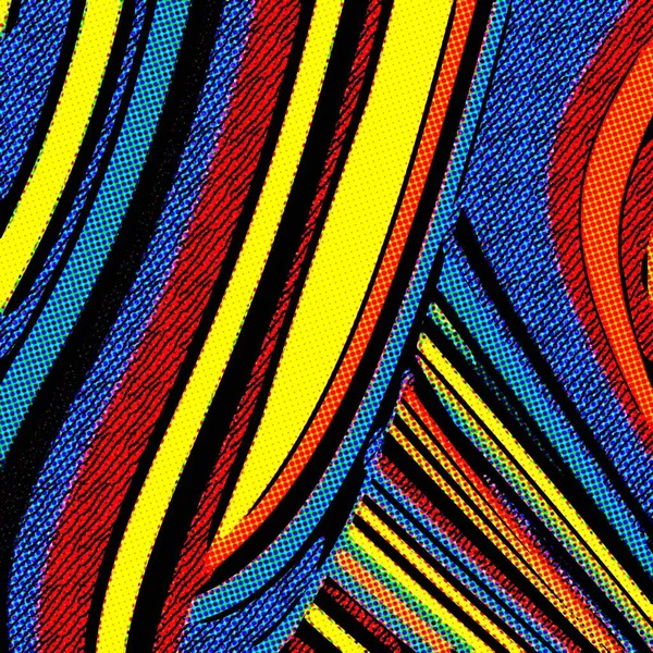 Pop Art geometrik desen