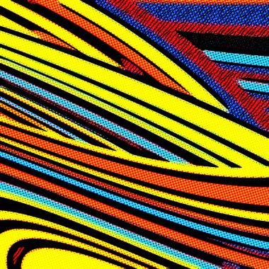 Pop Art geometrik desen