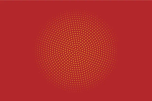 红色半色调圆圈背景 — 图库矢量图片