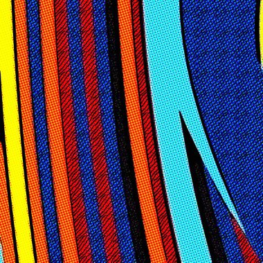 Pop Art geometrik desen